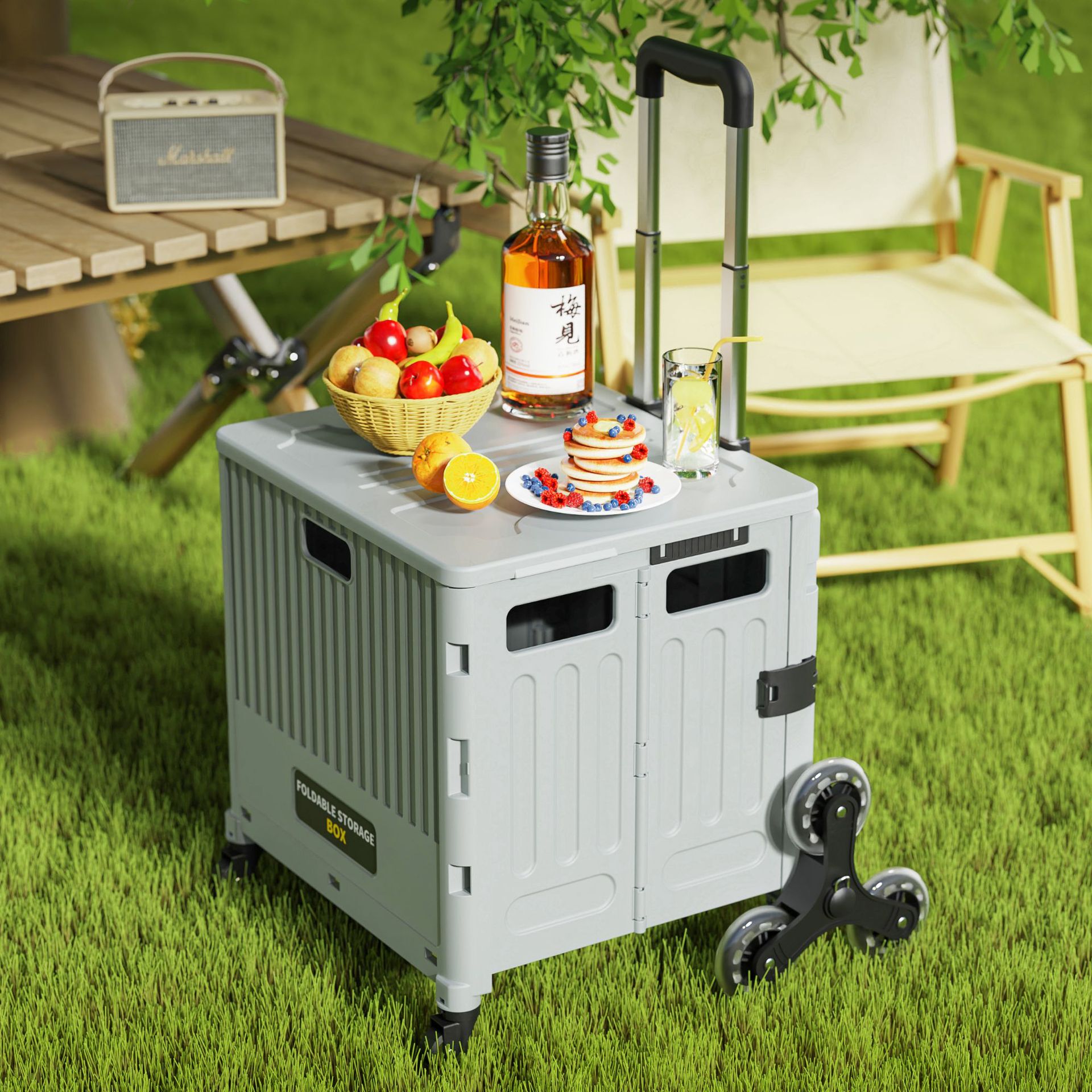 Carefully Selected Folding Shopping Cart for the Elderly to Buy Groceries, Carry Goods, Climb Stairs, Trolley, Camping Cart, Express Delivery Cart, Small Cart