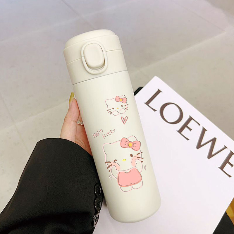 弹跳式办公学生款上班保温保冷杯高颜值豌豆便携简约男女生水杯|undefined