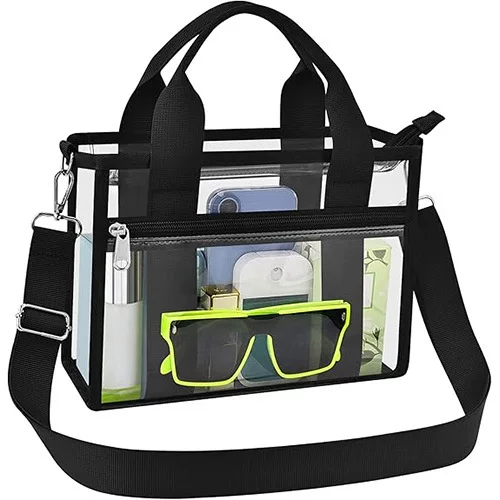 Manufacturer Customized Transparent Crossbody Bag for Stadiums, Fast Security Check Pvc Tote Bag, Swimming Tote Bag