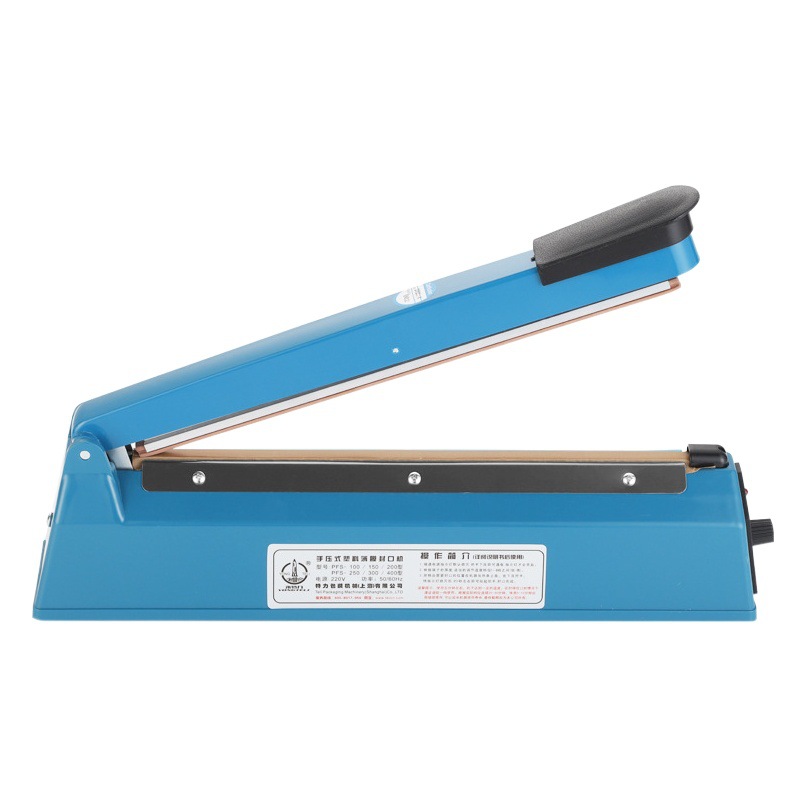 FUENTE Fábrica 300 tipo máquina de sellado manual presión manual pastel de Luna té sellado máquina de envasado pequeña máquina de sellado de plástico para el hogar