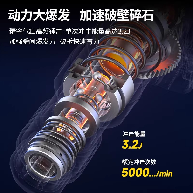 Dongcheng tipo enchufe de mango cuadrado martillo eléctrico picador eléctrico taladro de impacto de alta potencia taladro eléctrico doméstico multifunción perforación de concreto