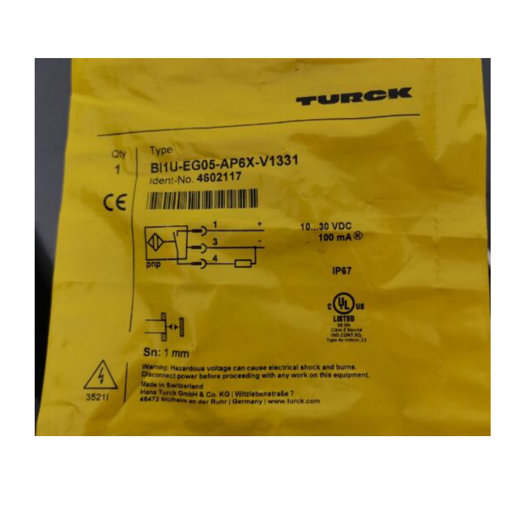 TURCK图尔克接近开关BI1U-EG05-AP6X-V1331