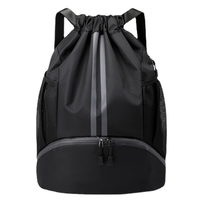 Bolsa deportiva ligera bolsa de natación de separación húmeda y seca para hombres y mujeres mochila Oxford bolsa de cordón de tela de gran capacidad