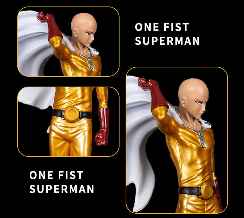 One Punch Man Saitama Figure Side View