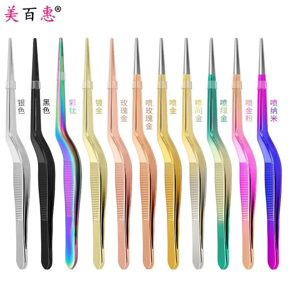 Tweezers for kids — ear, nose and navel use, increased thickness, multi-color options
