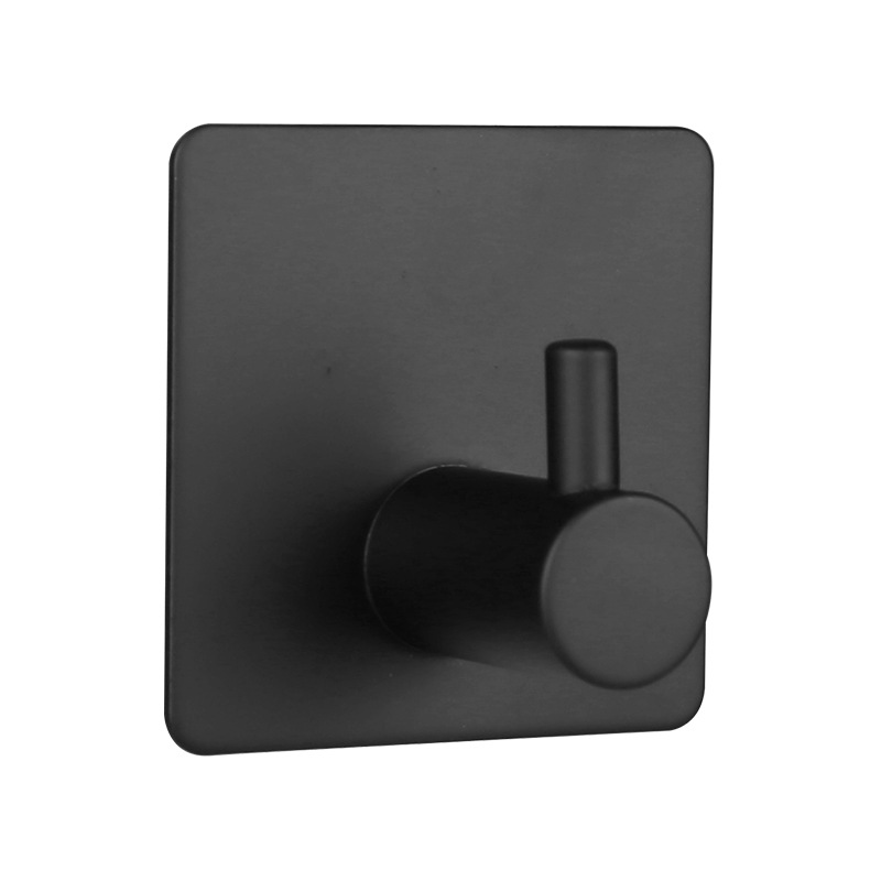 Gancho de acero inoxidable 304 transfronterizo gancho de gravedad de pasta fuerte gancho pegajoso sin perforar gancho único gancho ventas directas de fábrica