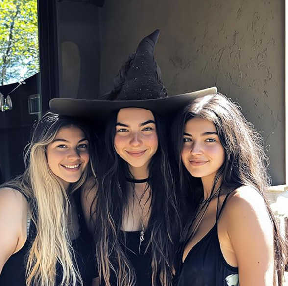 現物ハロウィーン黒しわ網糸魔女帽COS魔法使い魔女帽子字装|undefined