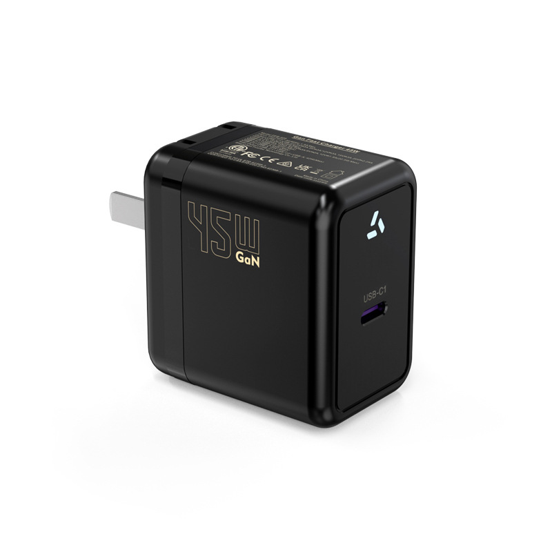 pd45w nitruro de gallio cargador de puerto único 3c certificado cabeza de carga de teléfono móvil computadora tableta pd cabeza de carga rápida