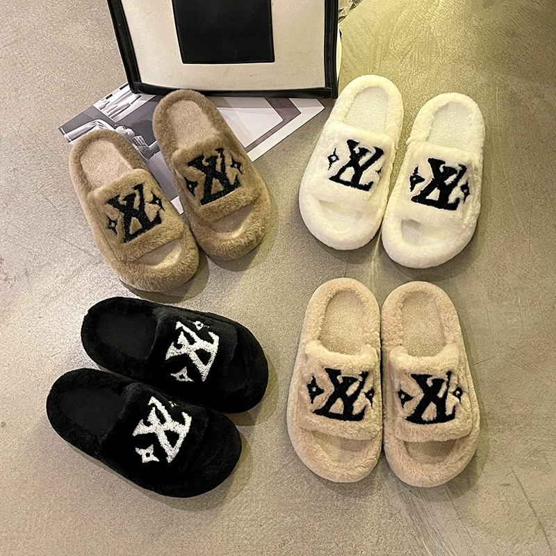Slippers platform, non-slip keep warm footwear, plus size, wholesale, Amazon