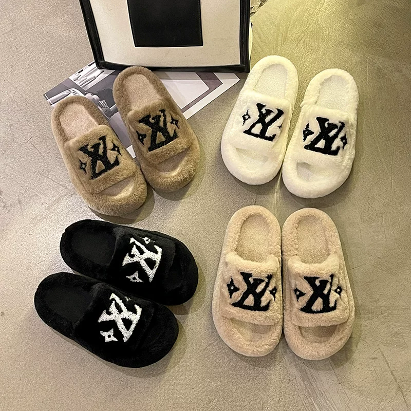 Slippers platform, non-slip keep warm footwear, plus size, wholesale, Amazon