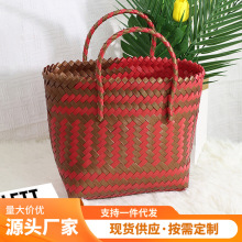 手工编织女包结婚伴手礼草编包伴手礼手提包包喜糖包装袋