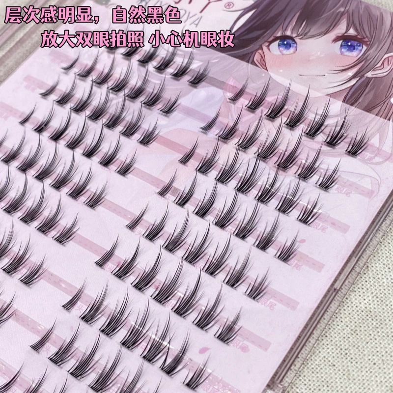 Капиacious прозрачные комиксы для ресниц, на Lash, накладные ресницы, нарцисс