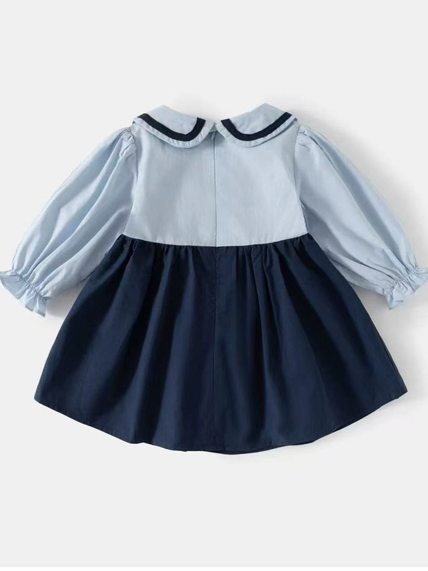 女童连衣裙秋装新款洋气宝宝公主裙周岁礼服春秋季儿童学院风裙子|undefined