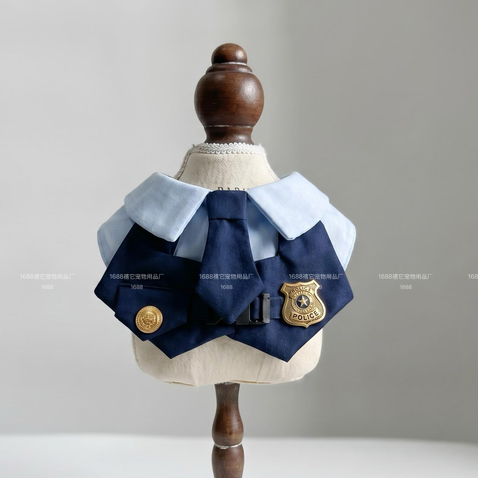 男警款 / S码脖围20-25cm（3斤内狗戴 6斤内猫戴)