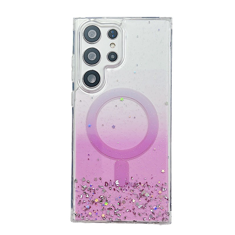 Magnetic Glitter Phone Case For Samsung S23 Ultra And S22 Plus_voghion.com