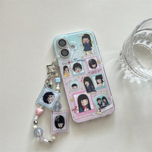 卡通双层黑沼爽子iPhone14/13适用苹果16/15PROMAX手机壳防摔全包