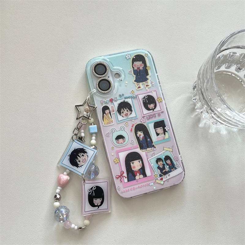 卡通双层黑沼爽子iPhone14/13适用苹果16/15PROMAX手机壳防摔全包