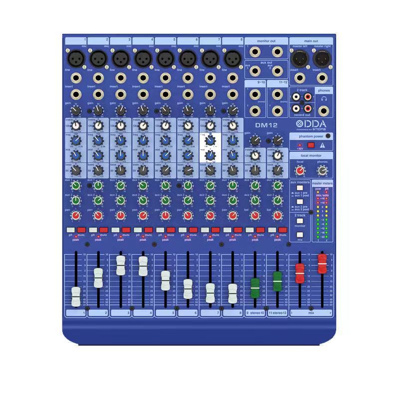 MIDAS/迈达斯 DM12 DM16模拟扩声调音台12路专业录音舞台演出乐队
