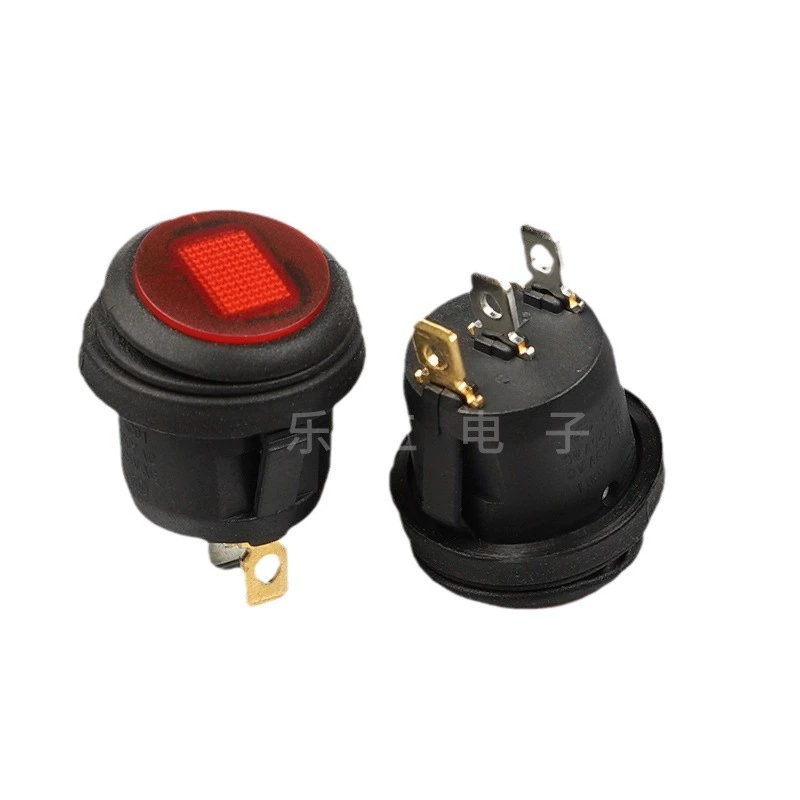 Round red switch key, diameter 23mm, 23mm, 20mm