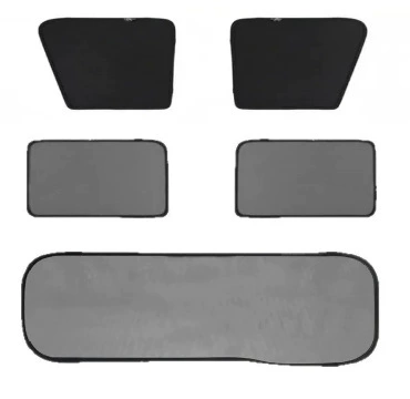 Protection Mesh Heat Insulation | Car curtains - 4-pieces-of-half-window-car-windows-1-piece-of-rear-window