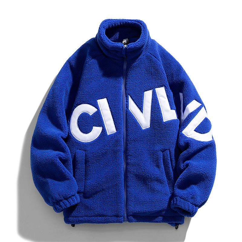 Abbigliamento maschile Giacca in pelle di agnello super spessa di alta qualità da uomo Autunno e inverno più velluto Coppia giacca imbottita in cotone Abbigliamento in cotone per giovani_voghion.com