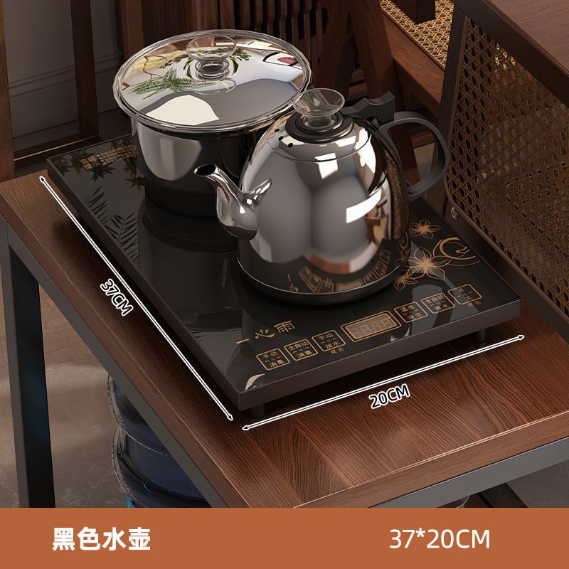 茶桌椅组合新中式家用茶台泡茶桌子办公室简约实木腿阳台大板茶桌|undefined