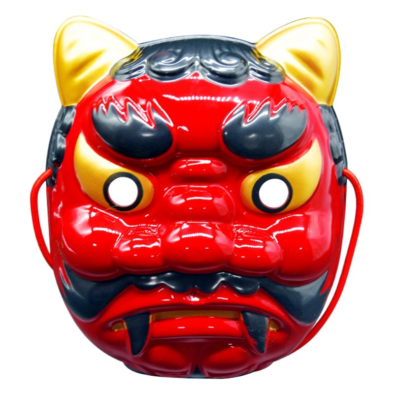 Exquisito pequeño Prajna Red Ghost Mask Nuevo anime Ghost Blade cos Stage Halloween Dress Up Festival Party