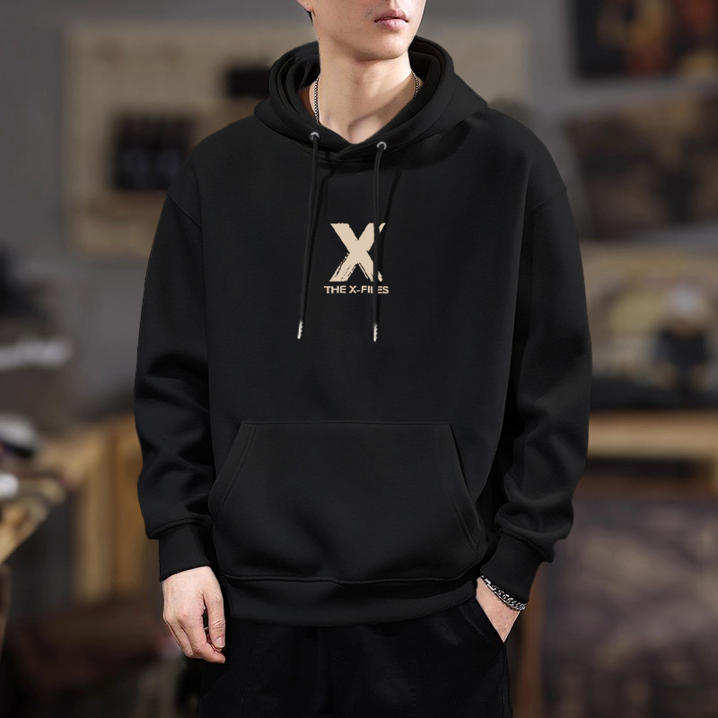 Peso pesado chaqueta con capuz para hombres primavera y otoño marca de moda de alta calle pesado abrigo holgado estudiantes estilo de Hong Kong suéter universal