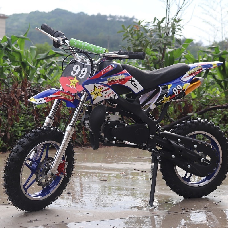 Mini motocicleta de nieve Erchong 49CC motocicleta de montaña para niños pequeño coche deportivo de playa todo terreno