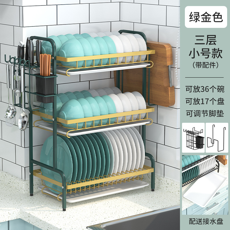Rack de drenaje multifuncional para mesa de cocina doméstica Rack de almacenamiento de placa de corte de platos