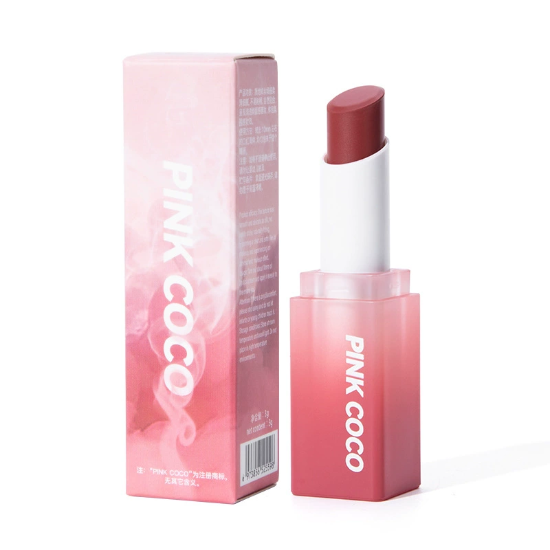 Вельветовая матовая помада (PINK COCO), мягкий бархатный финиш, 3 г, компакт 6,8×2,1×2 см