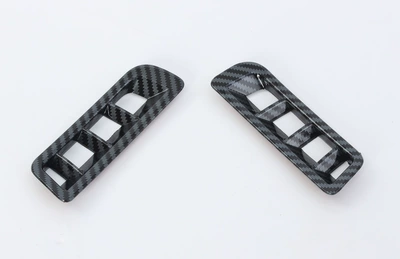 Şüşə kənarı xromları/moldingləri lamp door side strip handle interior - front-small-air-outlet-2-carbon-fiber-zx