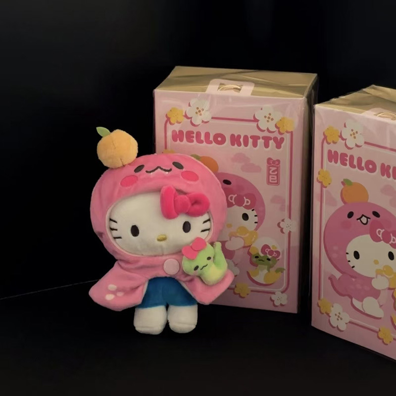 三丽鸥蛇年Hellokitty公仔挂件毛绒玩具可爱百搭KT猫包包挂饰玩偶|undefined