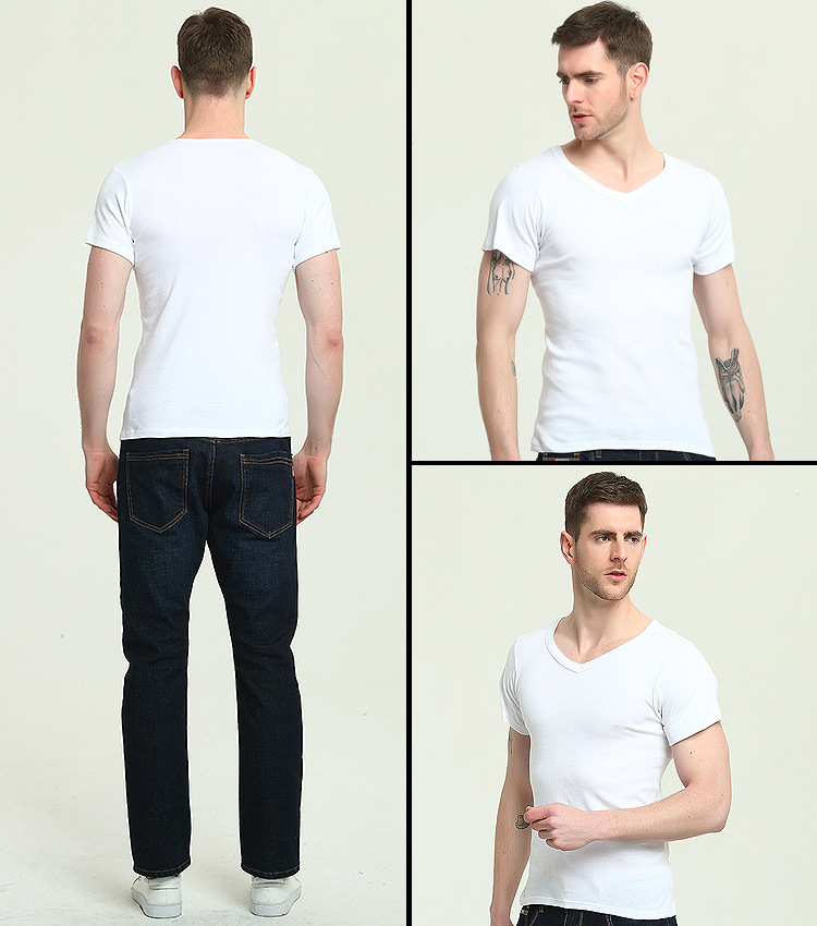 纯棉V领短袖---模特白色下.jpg