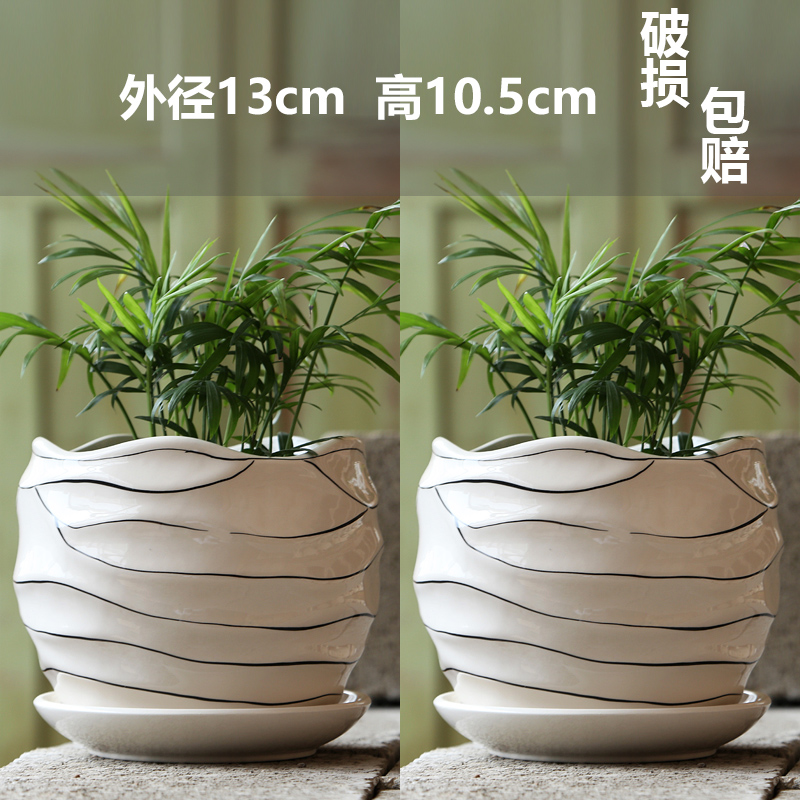 세라믹 - 중간 크기의 맞춤형 실 2개 - 대형