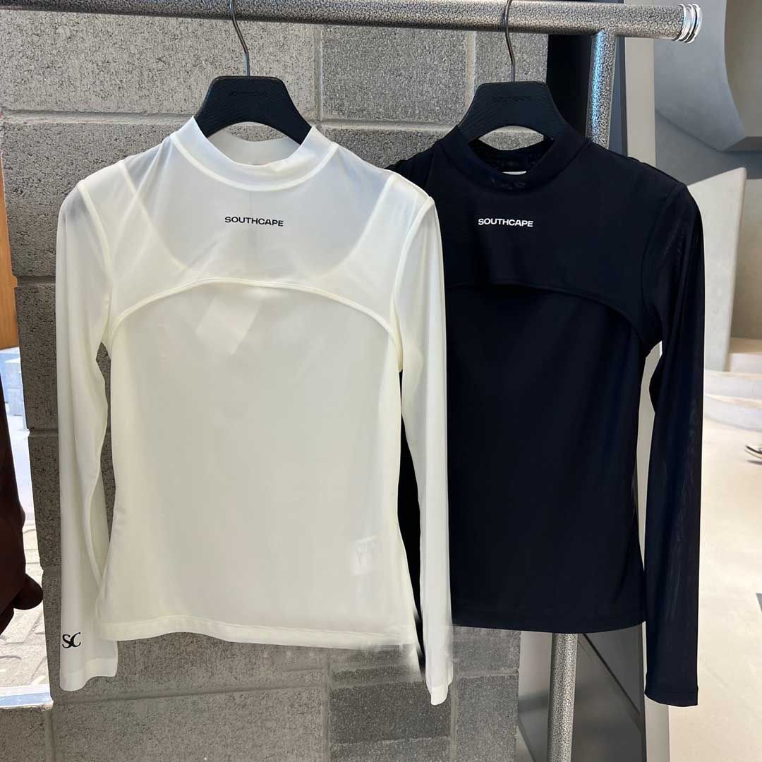 25 New Models of Women's Golf Long-Sleeve Cool Breathable Base Layer Shirts, Thin and Versatile, Summer Sun Protection Breathable Tops
