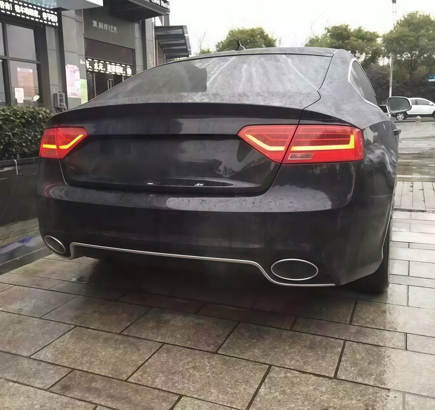 08-16 models, specifically designed for Audi A5 rear bumpers, RS5-style body kit, professional upgrade and modification parts, wholesale