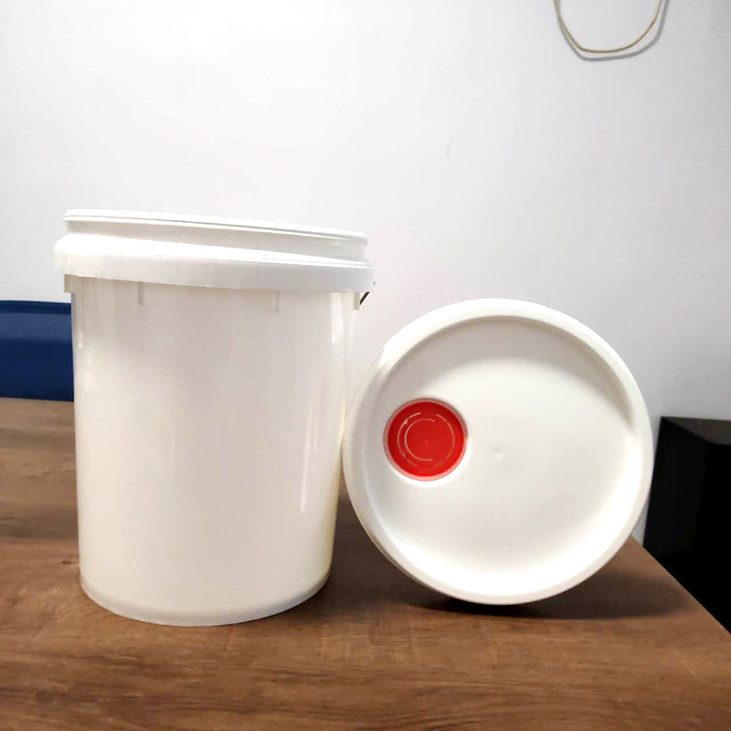 现货18L中式塑料桶涂料油漆桶液体肥料密封桶润滑油多用途包装桶