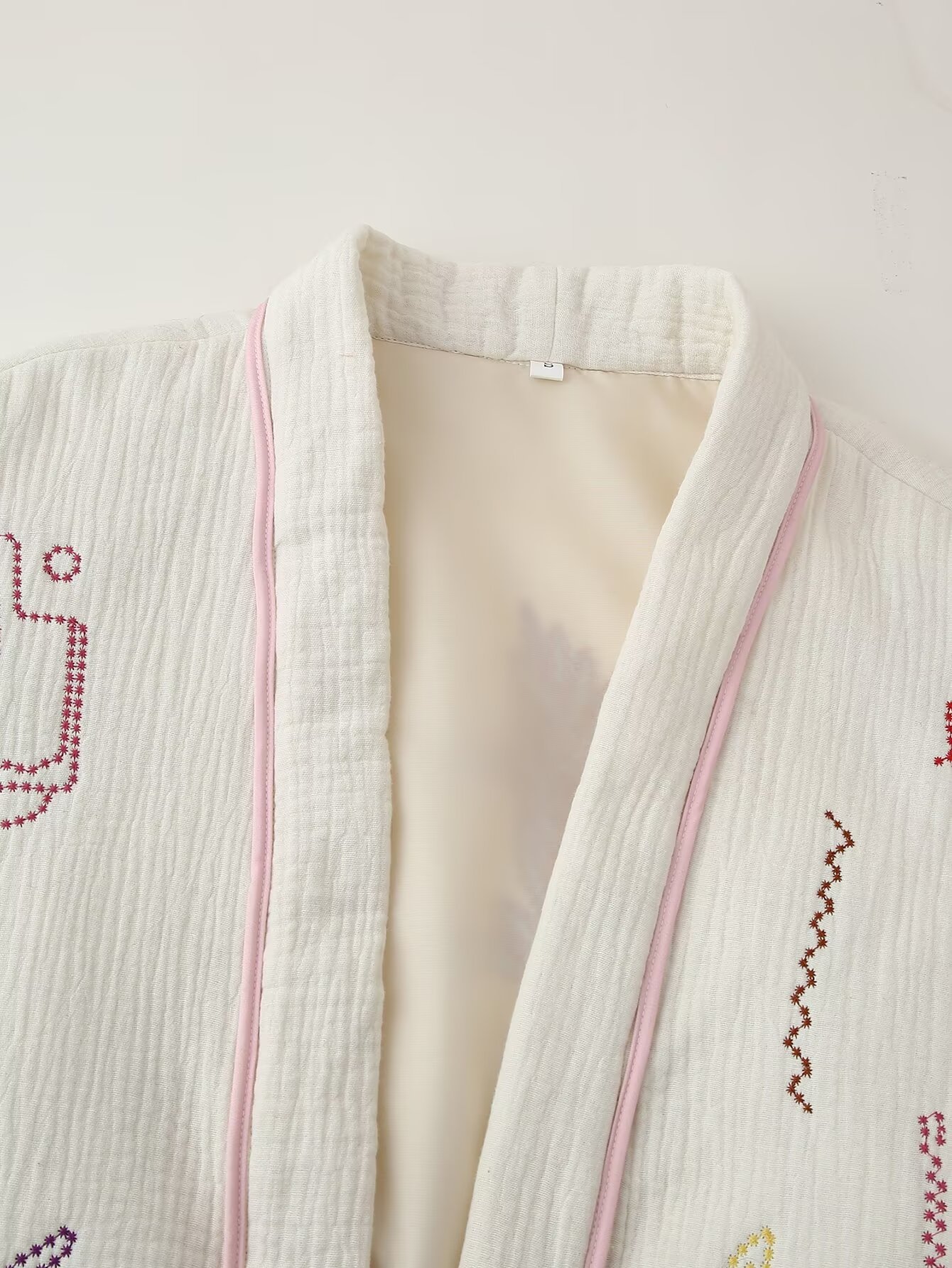 Women's 2024 Autumn/Winter New Street Fashion Open breasted Embroidered Cotton Jacket_voghion.com