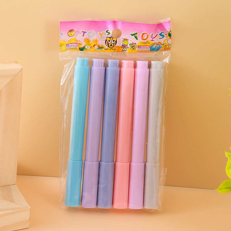 Retro color macarón de alta capacidad estudiantes marcadores de color marcadores de clase marcadores de color mayoristas