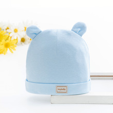 新生儿婴儿帽子秋冬季0-3个月胎帽婴幼儿宝宝棉保暖胎帽厂家批发