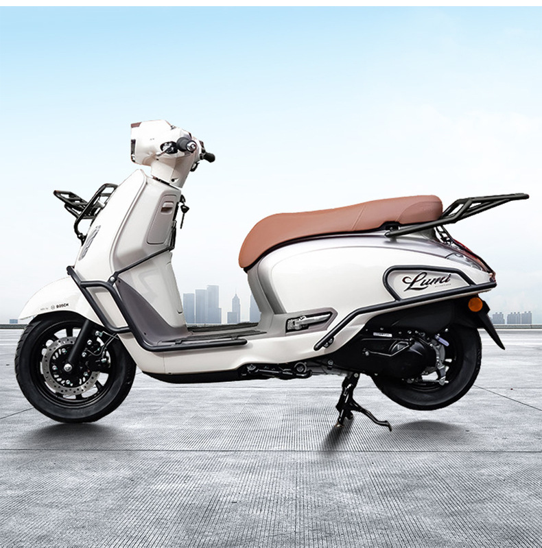 Suitable for Haojue Lumi125 Bumper, Full Surround Front and Rear Guard Bars, Scooter Anti-Fall Bars, Protective Bar Modification Parts