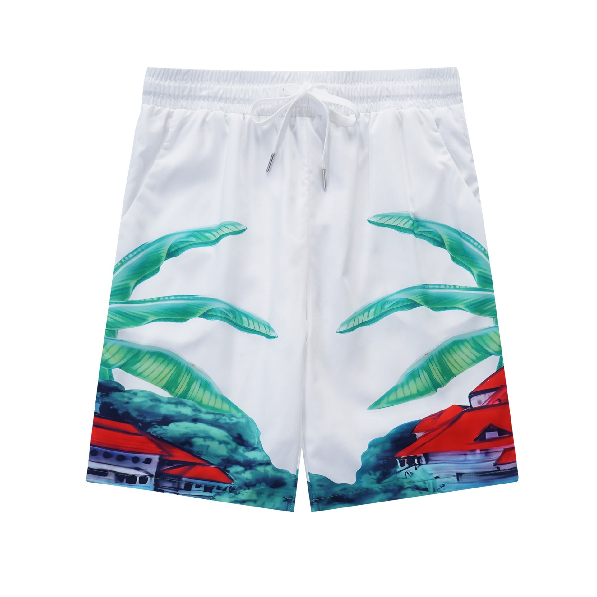Transfronterizo de verano Amiri set clásico impresión de caju amiri camisa corta casual ropa deportiva para hombres y mujeres