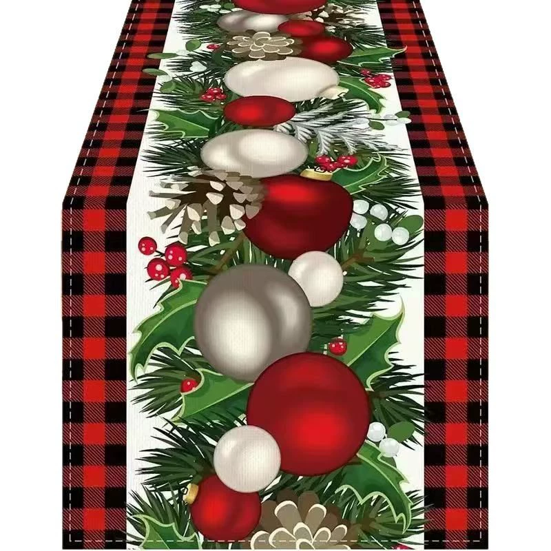 Праздничный дорожка на стол - цифровой принт, 183x33 см, бренд Yiwu, стили 1-11 плюс настройка
