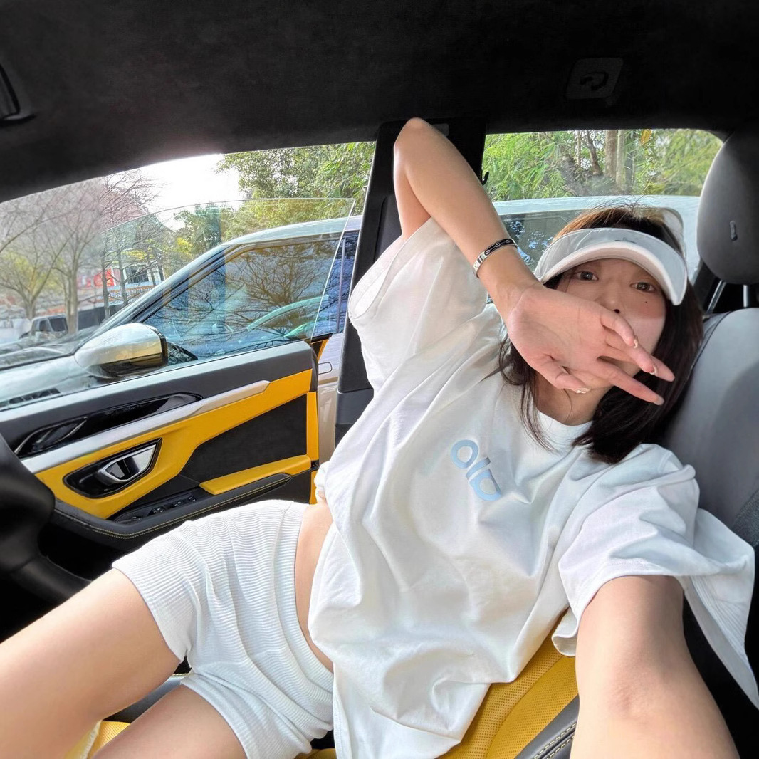 レディースalo半袖ミドル丈Tシャツ、男女兼用、カップル向け、ゆったりカジュアル、セクシー、ワンピース、卸売、多用途