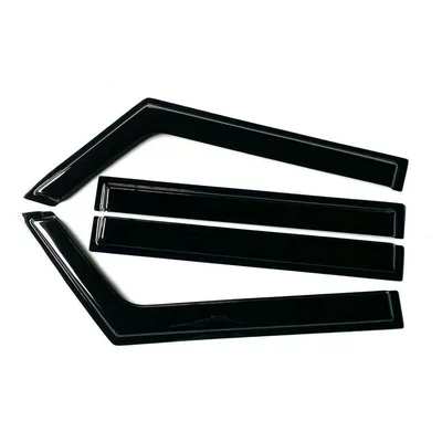 Cross-Border Wrangler 18-23 Car Rain Guards, Car Window Rain Guards, Exterior Car Exterior Accessories Manufacturers (Rain shield) - black-20mm