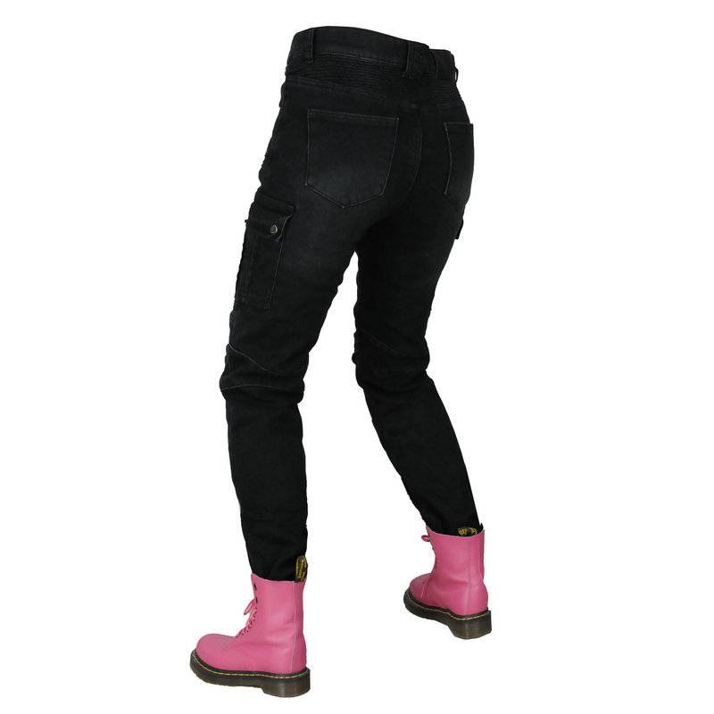 LOONG BIKER invierno mujer Caballero jeans motocicleta carreras de motos anti-caída pantalones silicona equipo de protección