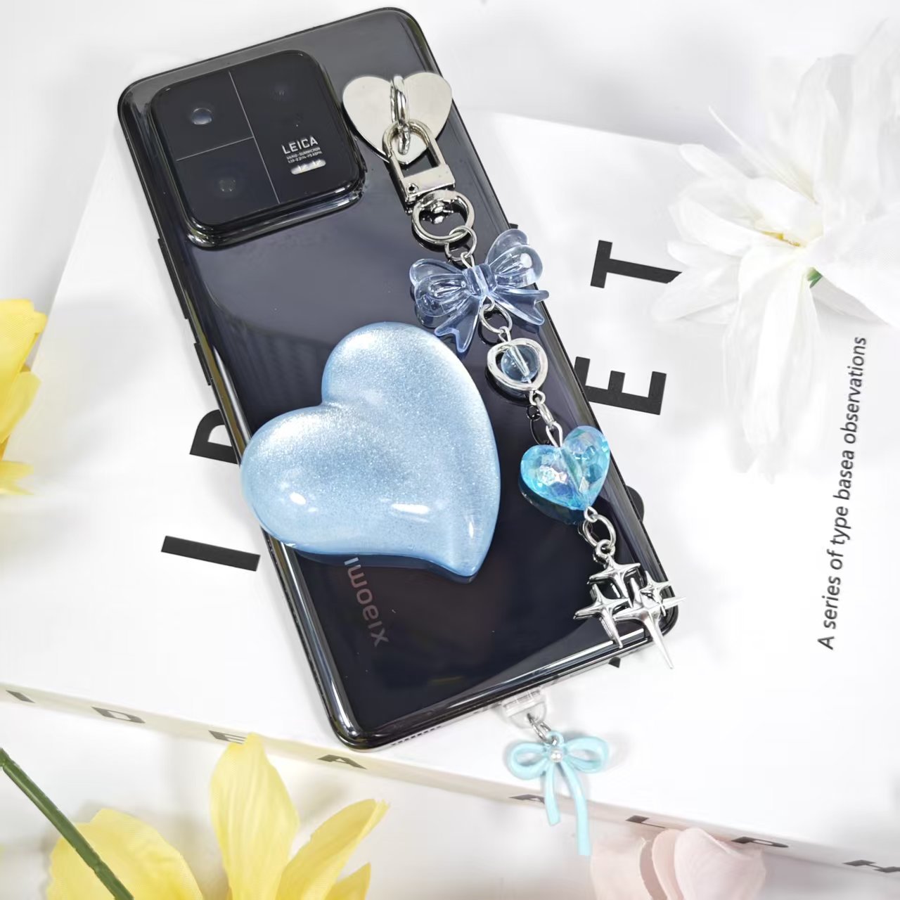 新款糖果色渐变爱心手机防尘塞时尚可爱个性精美设计手机挂件配饰