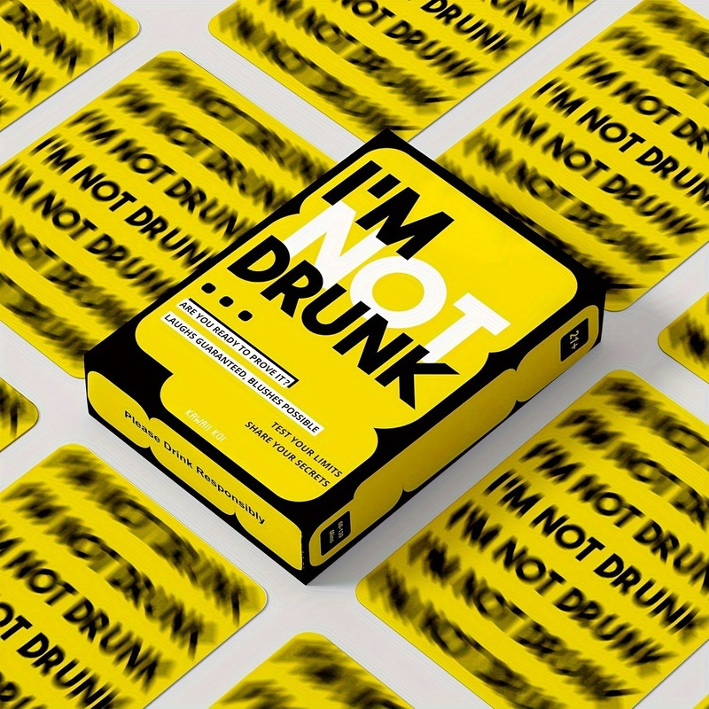 全英文版I‘M NOT DRUNK 我不要喝酒 喝酒游戏聚会桌游|undefined
