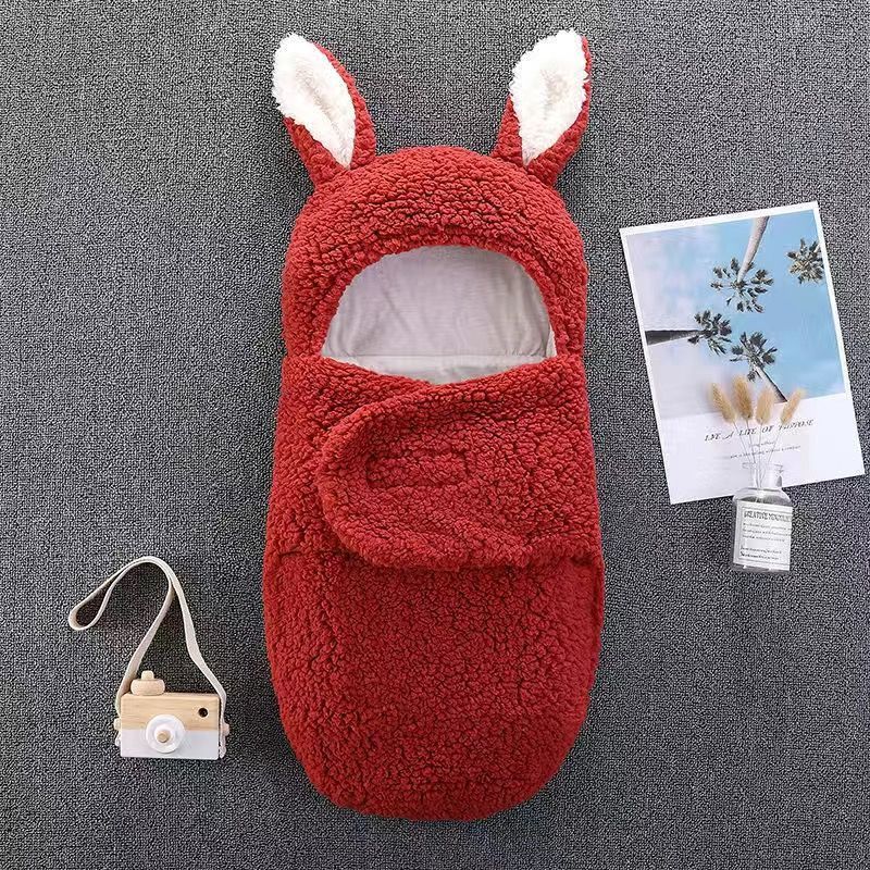 Bebé abraza bolsa de dormir otoño-invierno engrosado frío y cálido recién nacido paquete de salida - mes